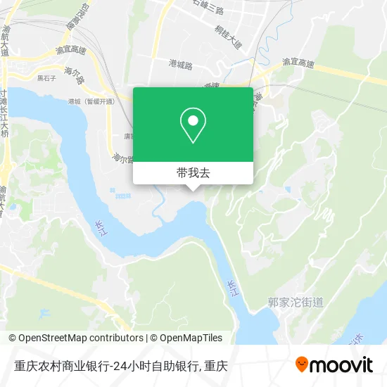 重庆农村商业银行-24小时自助银行地图