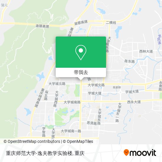 重庆师范大学-逸夫教学实验楼地图