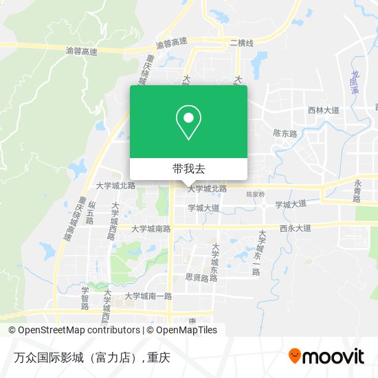 万众国际影城（富力店）地图