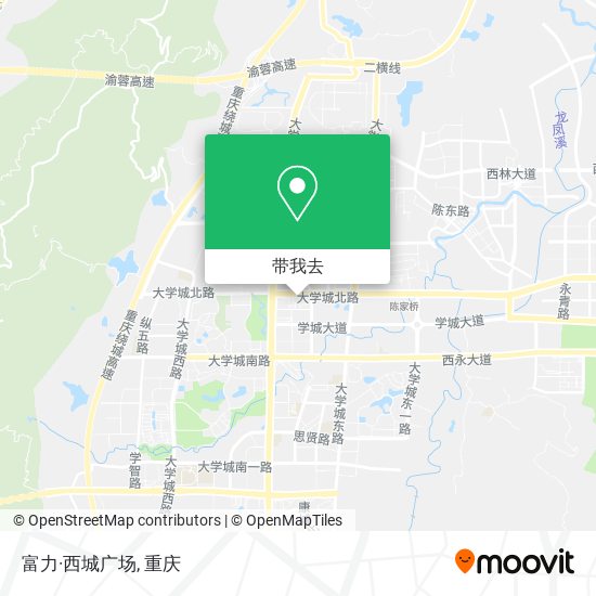 富力·西城广场地图