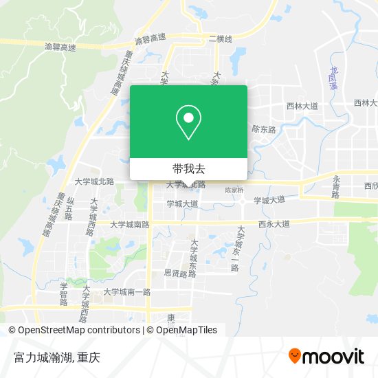 富力城瀚湖地图