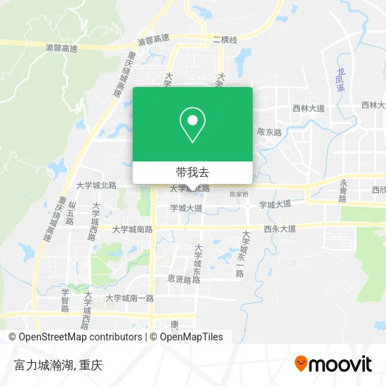 富力城瀚湖地图