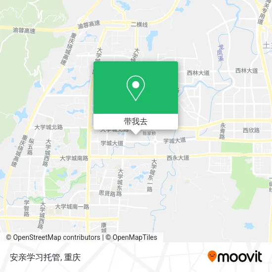 安亲学习托管地图