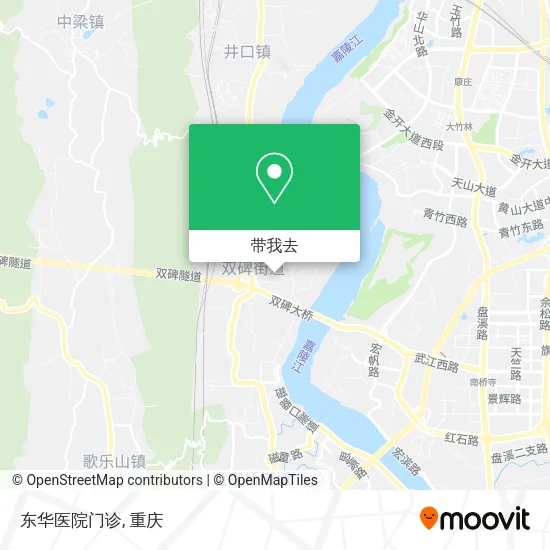 东华医院门诊地图