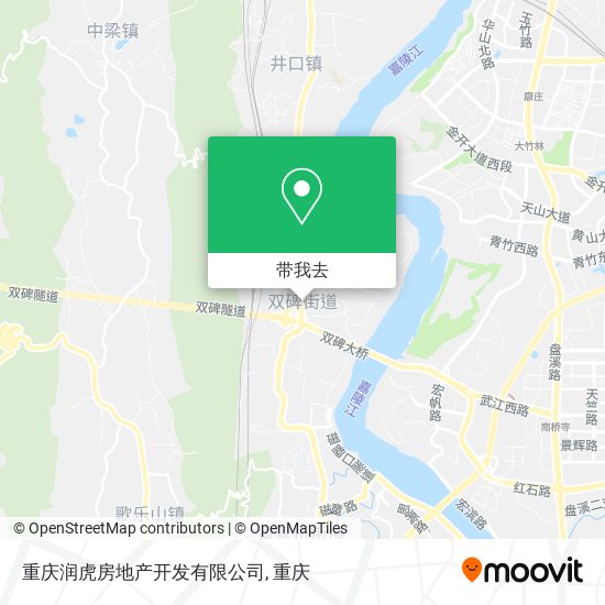 重庆润虎房地产开发有限公司地图