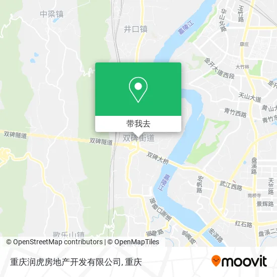重庆润虎房地产开发有限公司地图