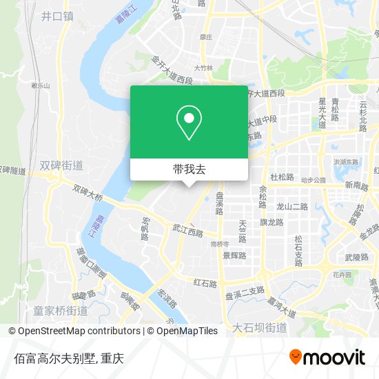 佰富高尔夫别墅地图