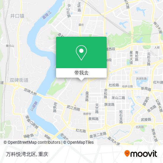万科悦湾北区地图