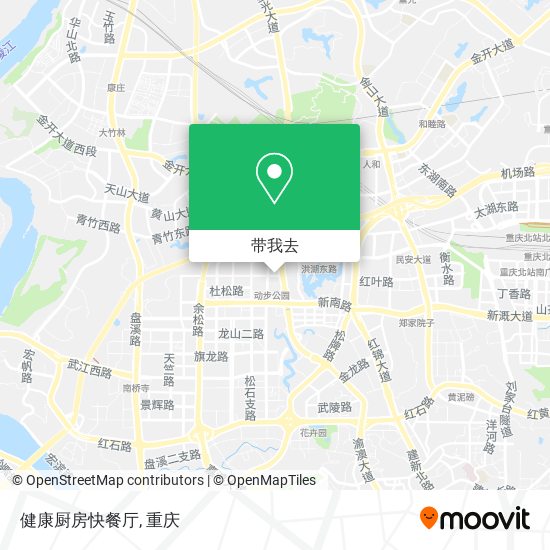 健康厨房快餐厅地图