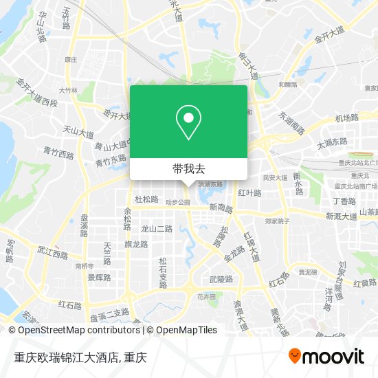 重庆欧瑞锦江大酒店地图