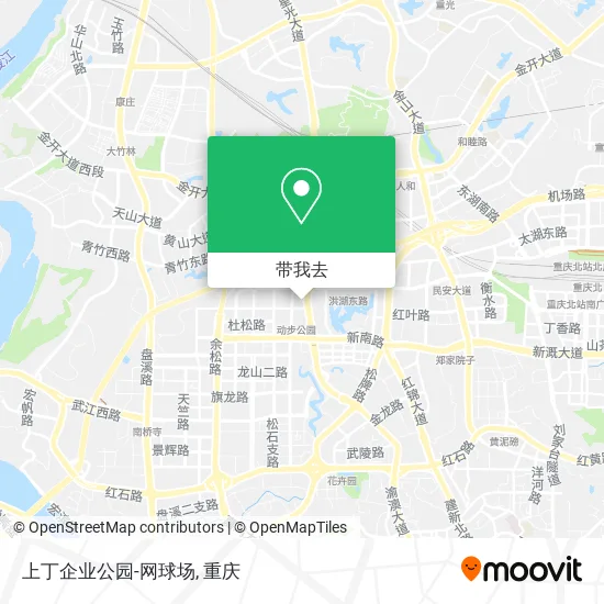 上丁企业公园-网球场地图