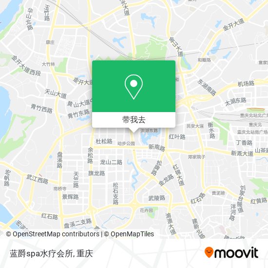 蓝爵spa水疗会所地图