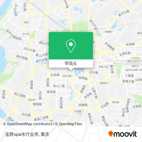 蓝爵spa水疗会所地图