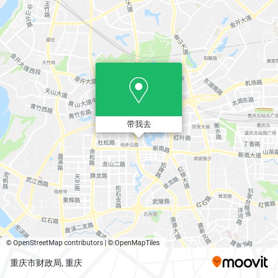 重庆市财政局地图