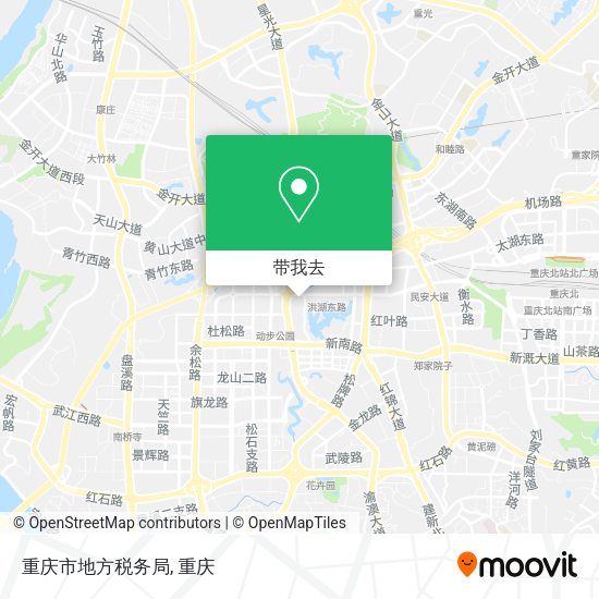 重庆市地方税务局地图