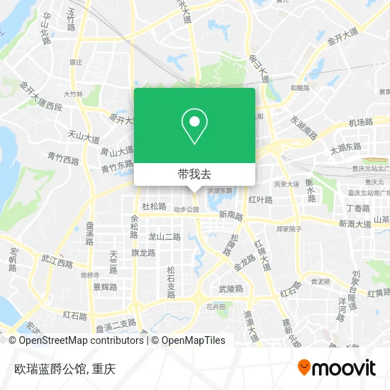 欧瑞蓝爵公馆地图