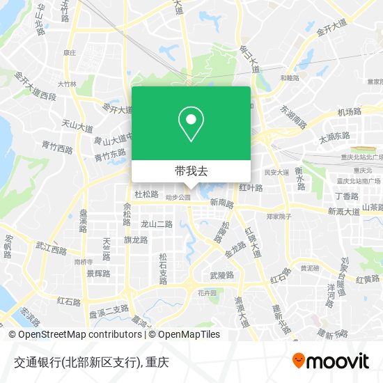 交通银行(北部新区支行)地图