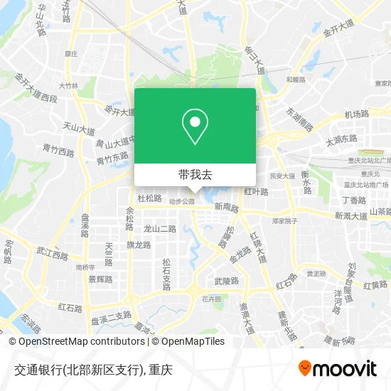 交通银行(北部新区支行)地图