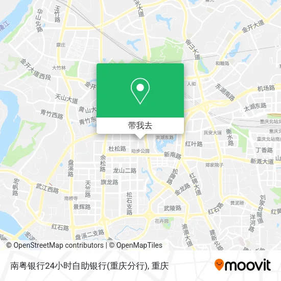 南粤银行24小时自助银行(重庆分行)地图