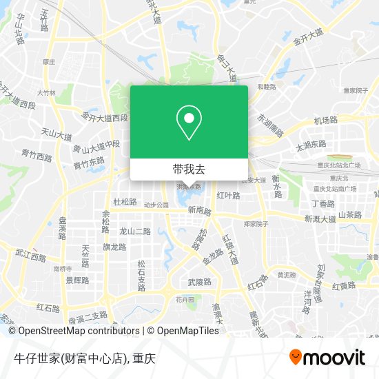 牛仔世家(财富中心店)地图