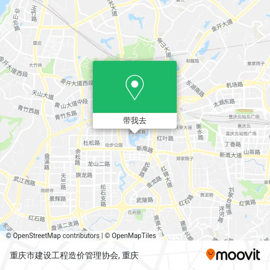 重庆市建设工程造价管理协会地图