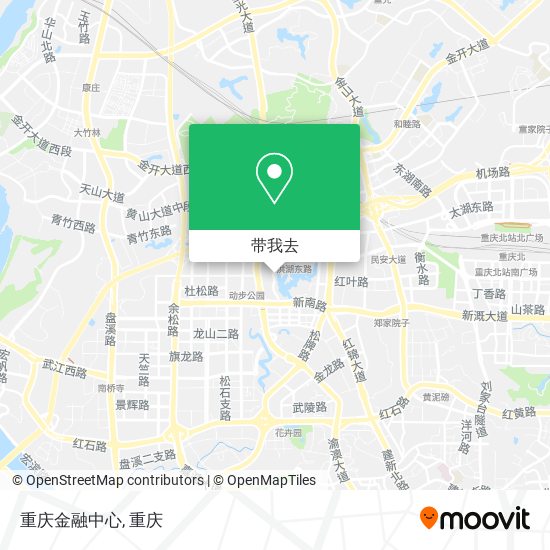重庆金融中心地图