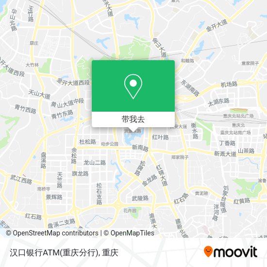 汉口银行ATM(重庆分行)地图