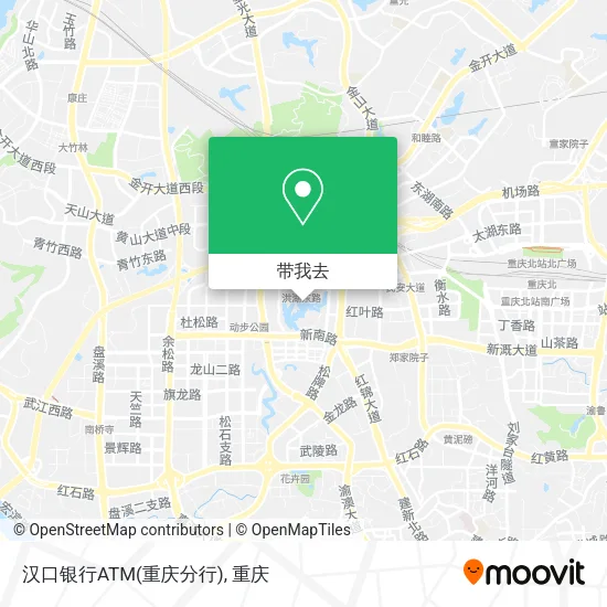 汉口银行ATM(重庆分行)地图