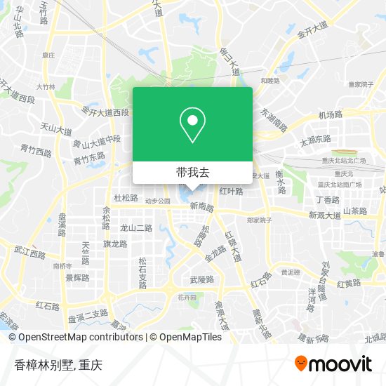 香樟林别墅地图