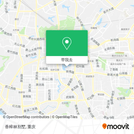 香樟林别墅地图