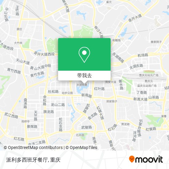 派利多西班牙餐厅地图