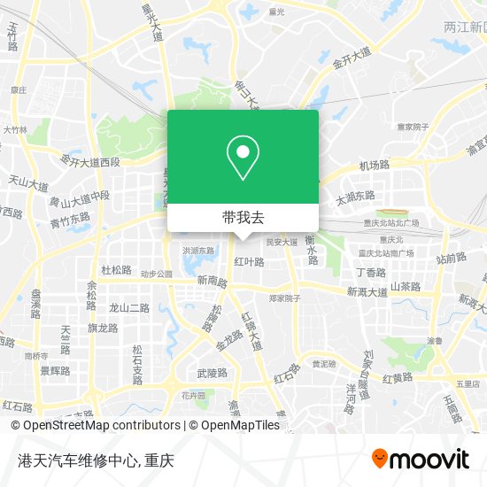 港天汽车维修中心地图