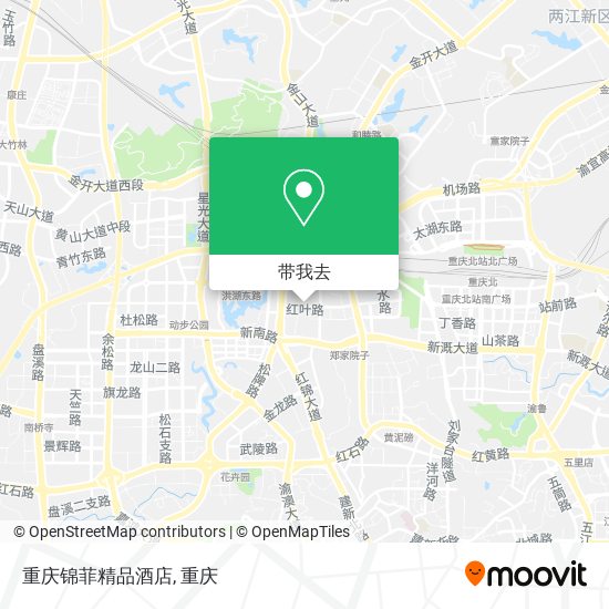 重庆锦菲精品酒店地图