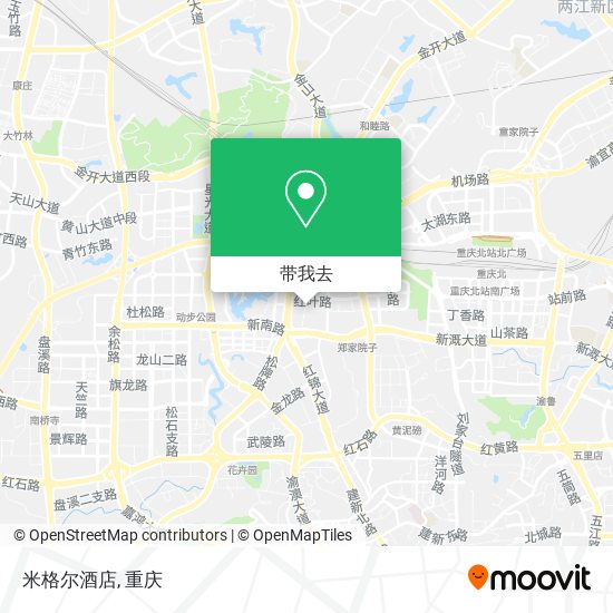 米格尔酒店地图