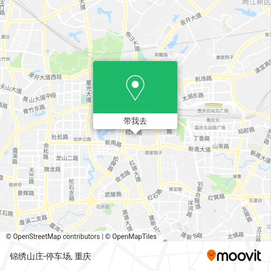 锦绣山庄-停车场地图