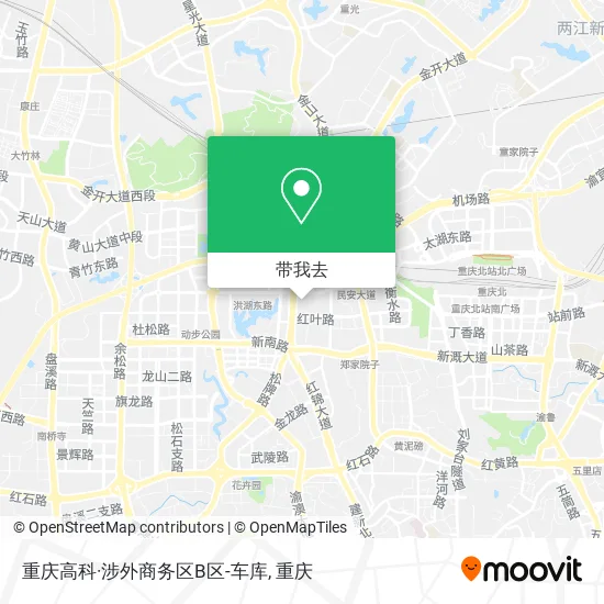 重庆高科·涉外商务区B区-车库地图