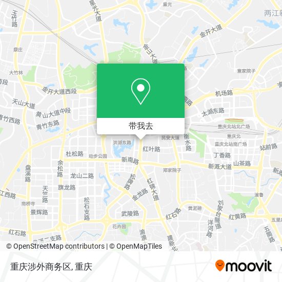 重庆涉外商务区地图