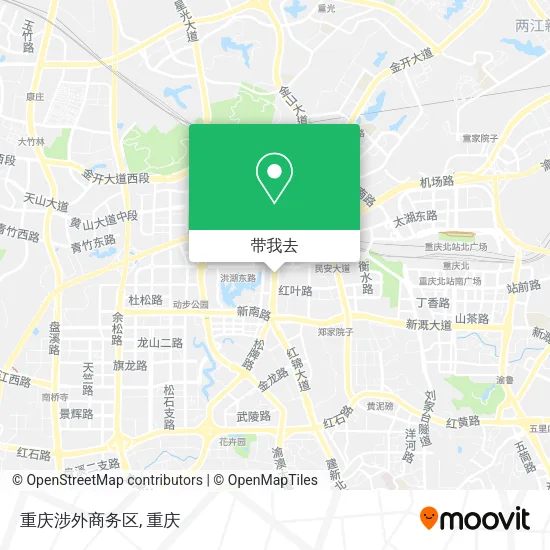 重庆涉外商务区地图
