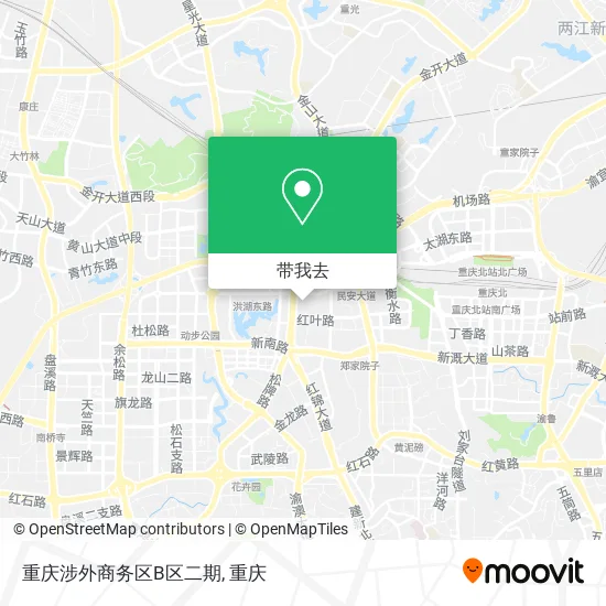 重庆涉外商务区B区二期地图