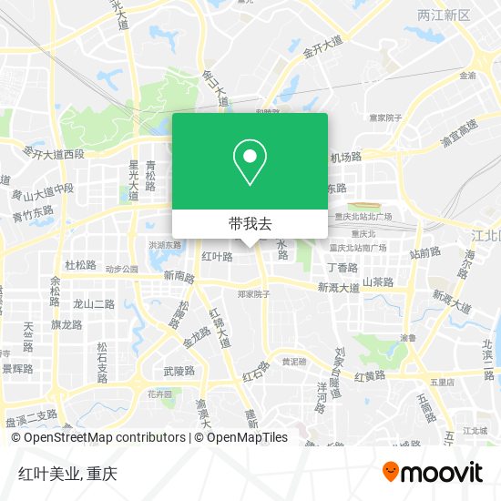 红叶美业地图