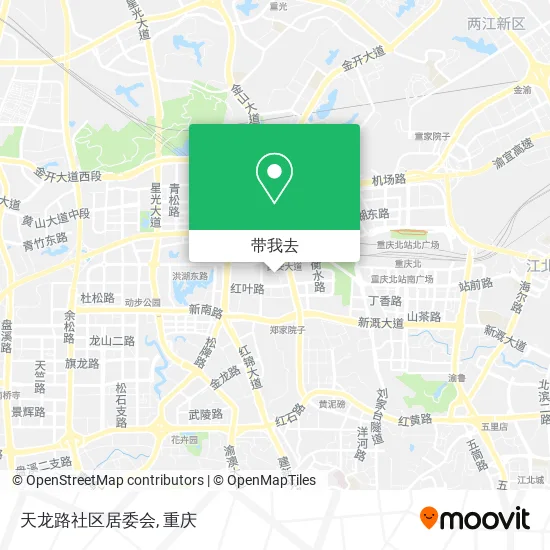 天龙路社区居委会地图