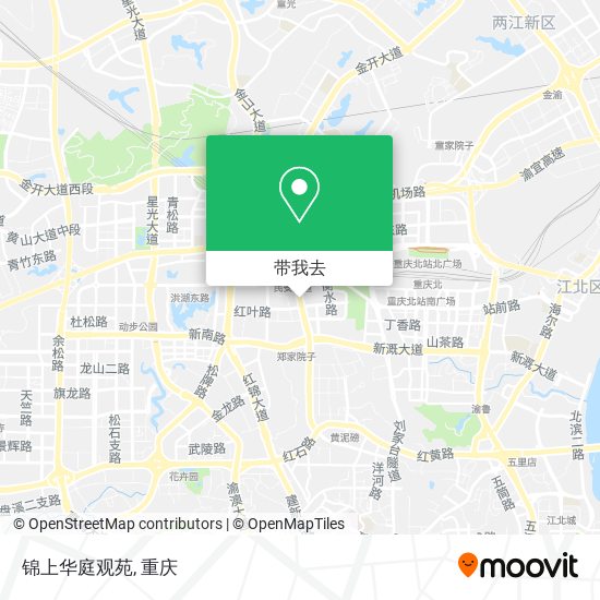 锦上华庭观苑地图