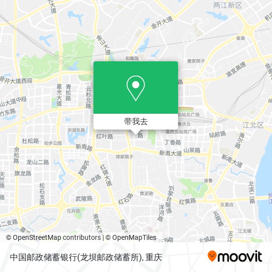 中国邮政储蓄银行(龙坝邮政储蓄所)地图