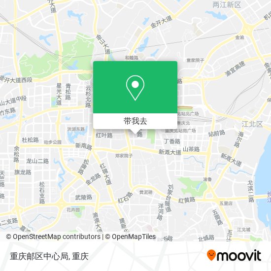 重庆邮区中心局地图