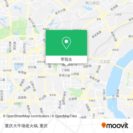 重庆大牛场老火锅地图