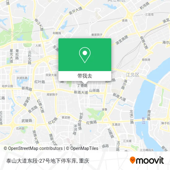 泰山大道东段-27号地下停车库地图