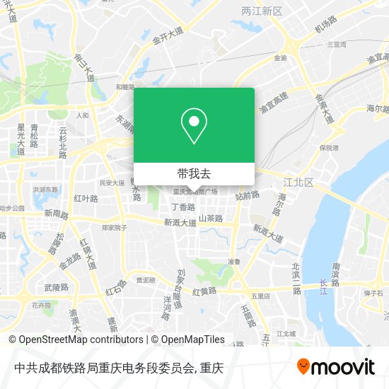 中共成都铁路局重庆电务段委员会地图