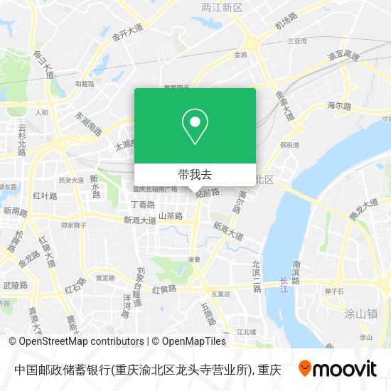中国邮政储蓄银行(重庆渝北区龙头寺营业所)地图