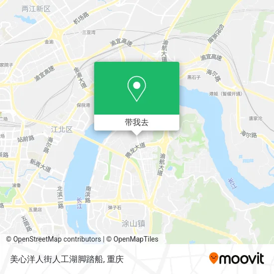 美心洋人街人工湖脚踏船地图