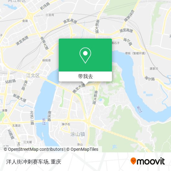洋人街冲刺赛车场地图